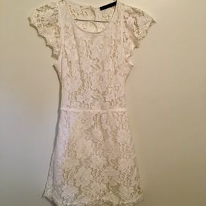 White lace dress